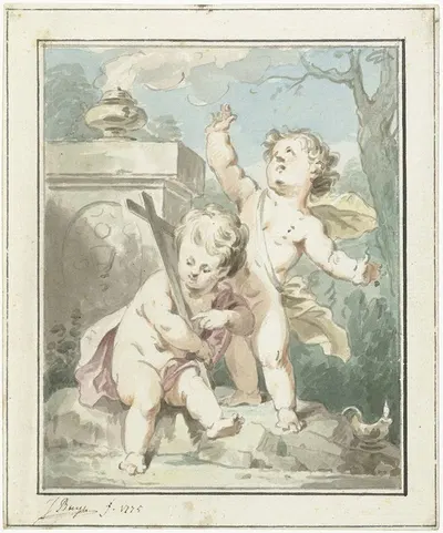 Allegorie op het Geloof by Якобус Буйс, 1775 — digital art print download