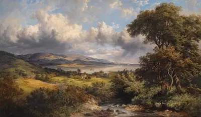 Четверть из Стерлингшира by Макнейл Макайлей, 1850 — digital art print download