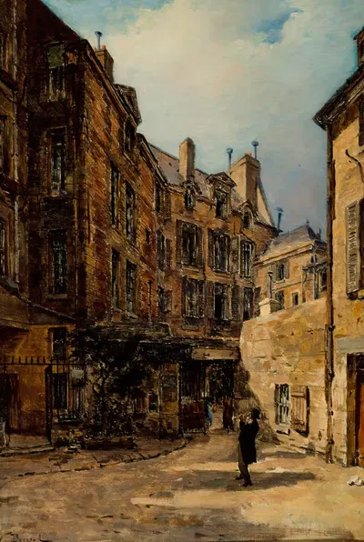 Двор Роана by Поль-Жозеф-Виктор Дарго, 1900 — digital art print download