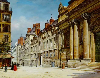 Сорбонна by Поль-Жозеф-Виктор Дарго, 1900 — digital art print download