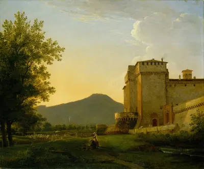Грота Феррата в Альпийских холмах by Пьер-Атаназ Шовен, 1811 — digital art print download