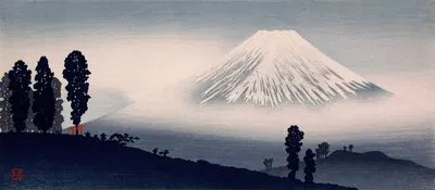 Mount Fuji by Takahashi Hiroaki — digital art print download