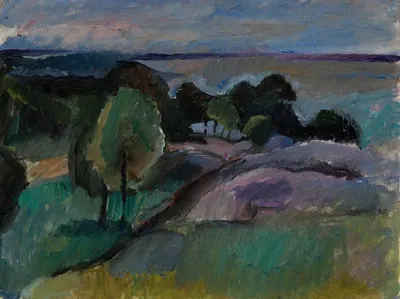 Пейзаж с Керкесаари, 1913 by Валле Розенберг — digital art print download