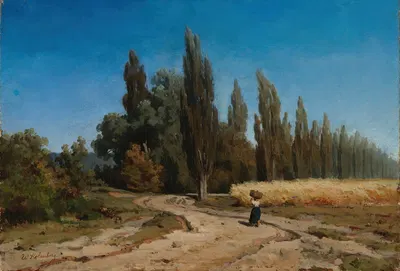 Аллея тополей by Вернер Хольмберг, 1856 — digital art print download