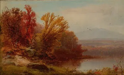 Осень by Уильям Харт, 1863 — digital art print download