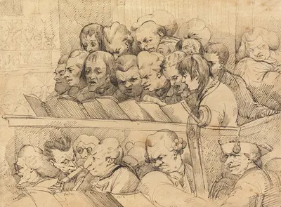 The Concert by Джон Гамильтон Мортимер, 1776 — digital art print download
