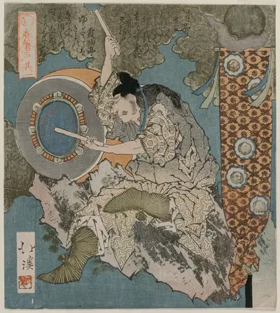 The Spring Cave by Totoya Hokkei, 1825 — digital art print download