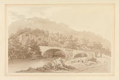 Brathay Bridge. by Joseph Farington — digital art print download