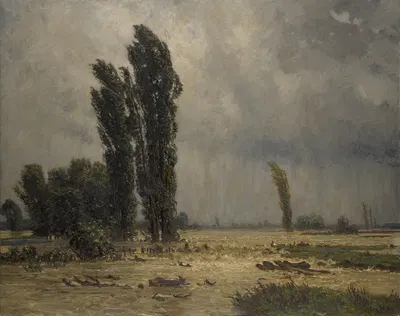 Flood by Adolf Stäbli, 1887 — digital art print download
