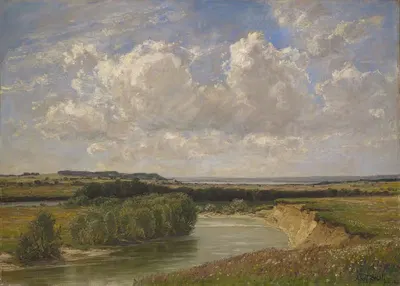 At the River Amper by Adolf Stäbli, 1893–1894 — digital art print download