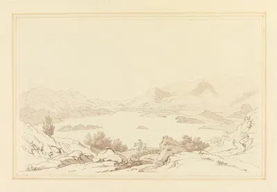 General View of Lake of Derwent Water by Джозеф Фарингтон — digital art print download