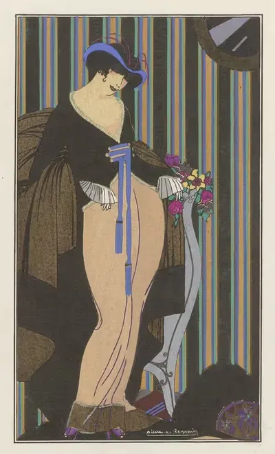 Бархатное платье by Пьер-Эмиль Легрен, 1913 — digital art print download