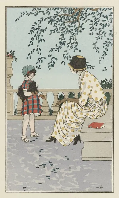 Платье из крепа by Монограммист МФН, 1913 — digital art print download