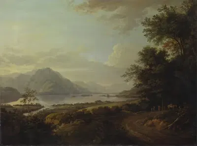 Loch Awe, Argyllshire by Alexander Nasmyth — digital art print download
