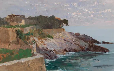 Coast Golfo Paradiso by Alfred Zoff — digital art print download