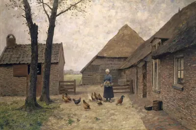 Dutch Farm by Alphonse Stengelin — digital art print download
