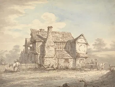 The Farm House by Джозеф Фарингтон — digital art print download