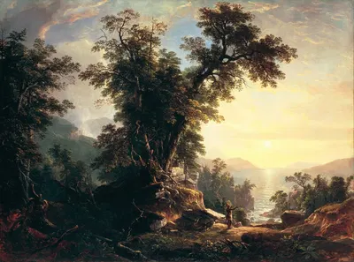 The Indian's Vespers by Asher Brown Durand — digital art print download