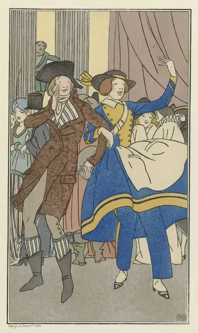 Невероятное и кантиниерка by Монограммист БМБ, 1914 — digital art print download