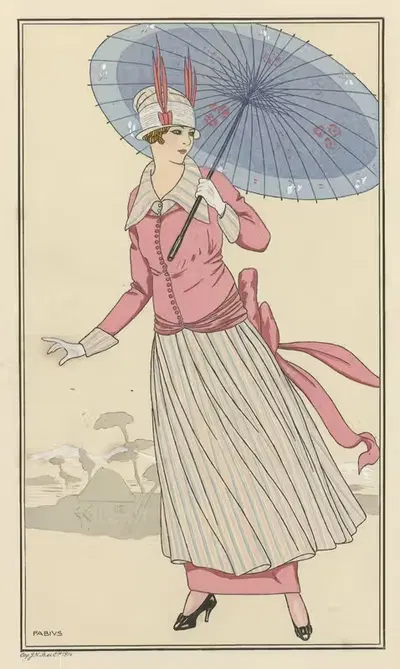 Robe de taffetas by Fabius, 1914 — digital art print download