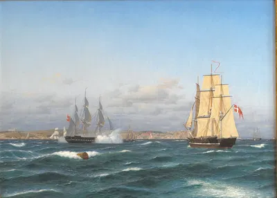 Lissabons rhed by Carl Dahl, 1827 – 1865 — digital art print download
