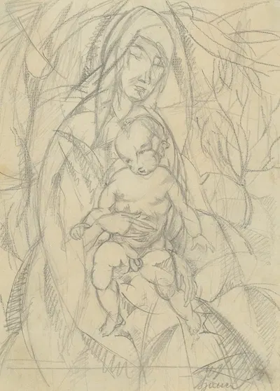 Madona by Константин Баур, 1924–1928 — digital art print download