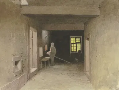 Пекарня в Зальцшлирфе, 9 августа 1880 by Карл Теодор Рейффенштейн — digital art print download
