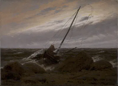 После шторма by Каспар Давид Фридрих, 1816 – 1817 — digital art print download