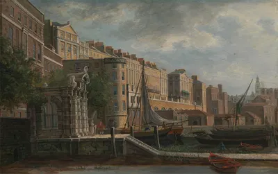 York Water-Gate and the Adelphi by Daniel Turner — digital art print download
