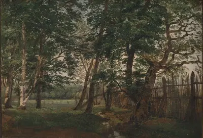 Олениный парк к северу от Копенгагена by Данкварт Дрейер, 1844 — digital art print download
