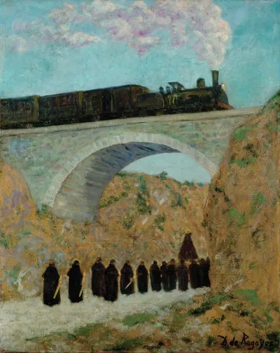 Страстная пятница в Кастилии by Дарьо де Регойос, 1904 — digital art print download