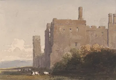 Battle Abbey, Sussex by David Cox — digital art print download