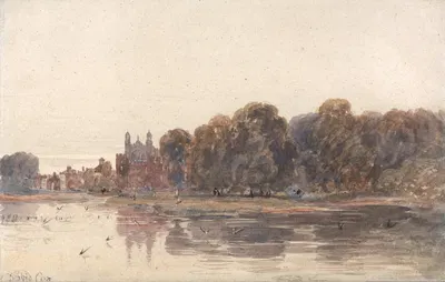 Eton from the Thames by David Cox — digital art print download