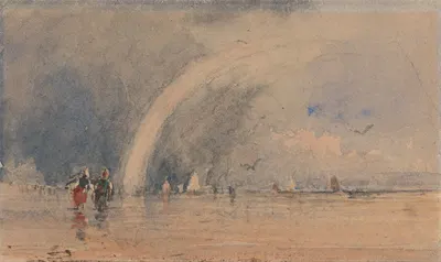 Morecambe Sands by David Cox — digital art print download