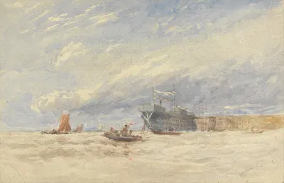 On the Medway by David Cox — digital art print download