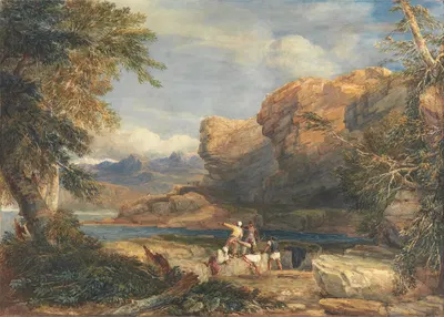 Pirate's Isle by David Cox, 1826 — digital art print download