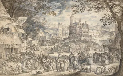 Kermesse by Давид Винкбунс, 1601 - 1602 — digital art print download
