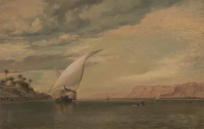 На Ниле by Эдвард Уильям Кук, 1860 — digital art print download