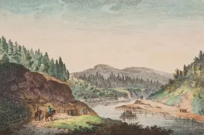 Гуле Эльв, в Трондхейме by Элиас Майер, 1762 – 1808 — digital art print download
