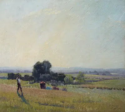 Morning light by Elioth Gruner, 1916 — digital art print download