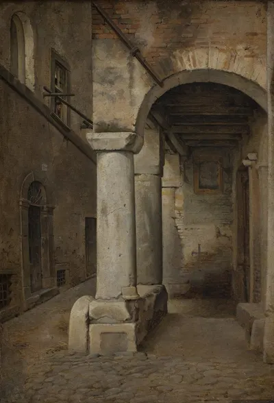 Римская аллея by Эрнст Майер, 1827 – 1831 — digital art print download