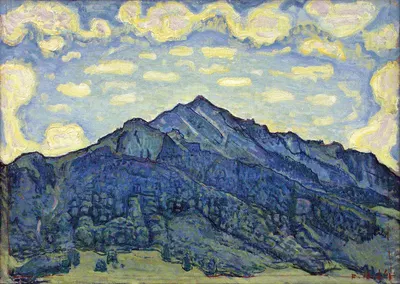 Landschaft in den Schweizer Alpen by Ferdinand Hodler — digital art print download