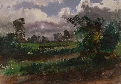 A View across the Artist's Garden from his House at Exmouth, Devonshire by Francis Danby — digital art print download