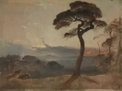 Hampstead Heath, Sunset by Francis Danby — digital art print download