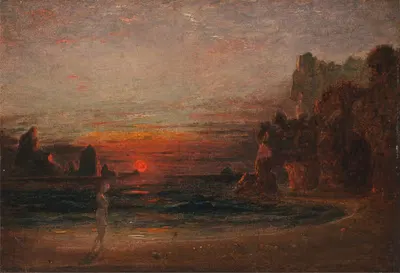 Study for 'Calypso's Grotto' by Francis Danby — digital art print download