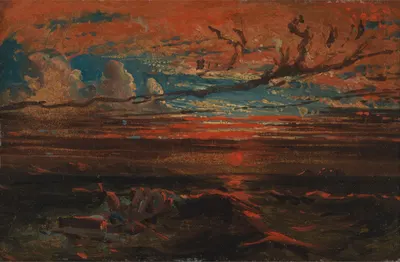 Sunset at Sea after a Storm by Francis Danby — digital art print download