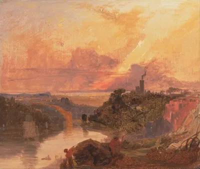 The Avon Gorge at Sunset by Francis Danby — digital art print download