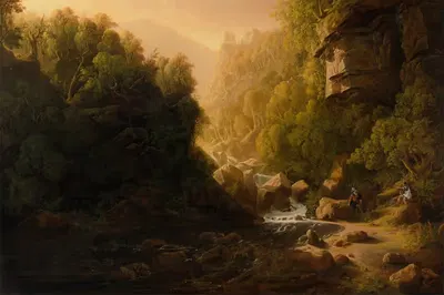 The Mountain Torrent by Francis Danby, 1820 - 1830 — digital art print download