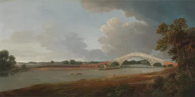 Old Walton Bridge by Francis Towne — digital art print download