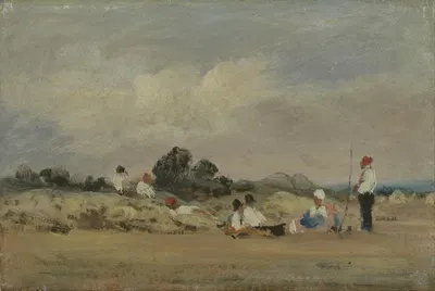 Haymakers Resting by Frederick Waters Watts — digital art print download